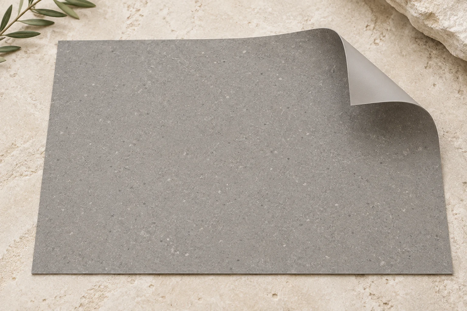 Moquette PVC gris — ambiance, vue 6