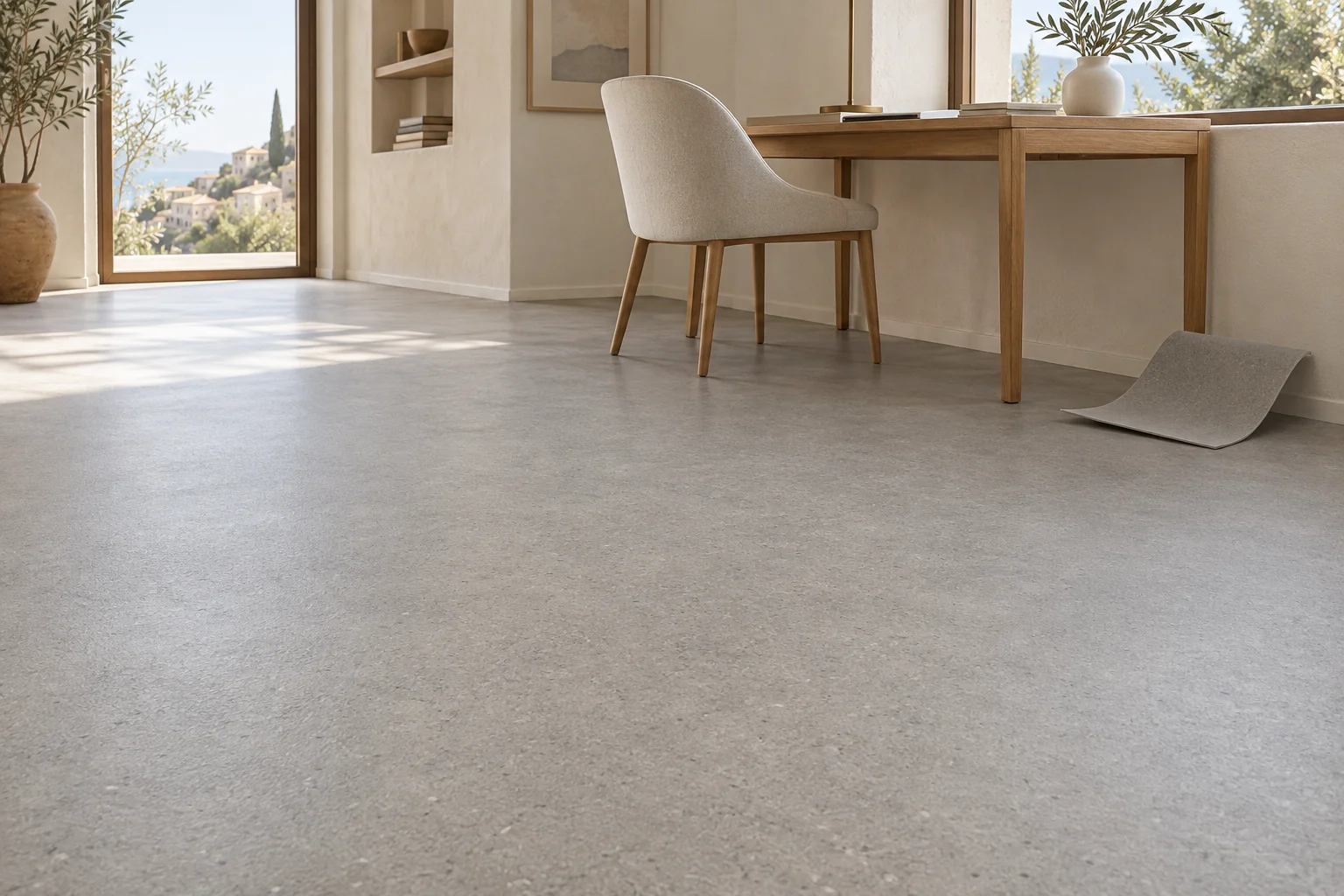 Moquette PVC gris — ambiance, vue 7